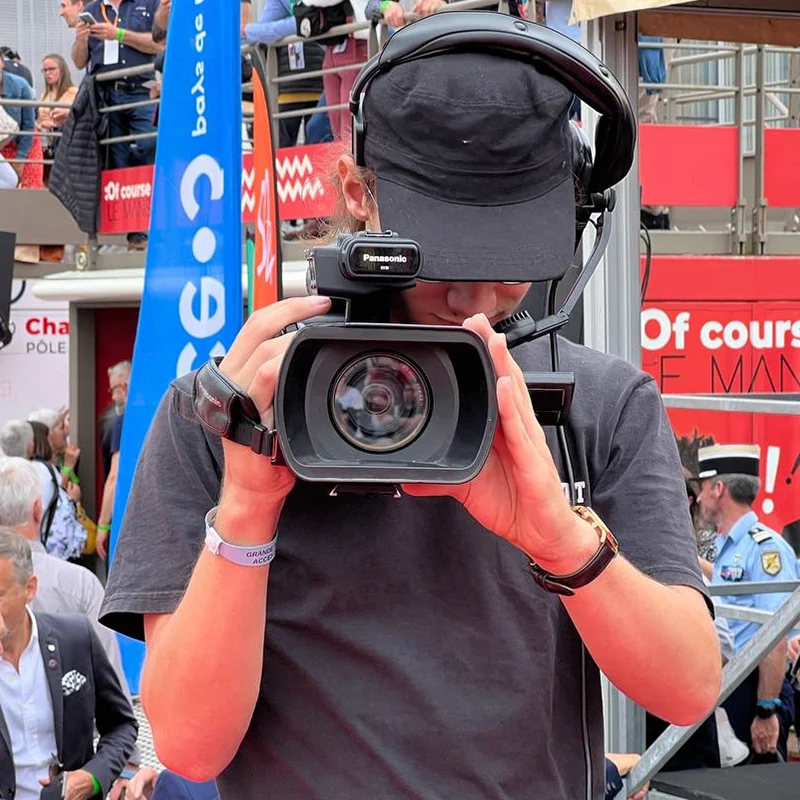 Photo de Bazil Giraudet, vidéaste et cadreur au Mans et Rennes